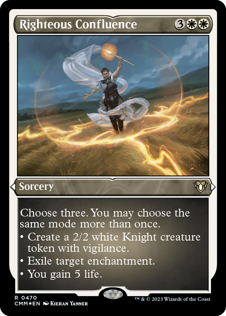 Righteous Confluence (Foil Etched) [Commander Masters] | Exor Games Summserside