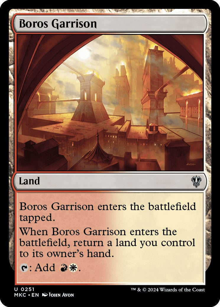 Boros Garrison [Murders at Karlov Manor Commander] | Exor Games Summserside