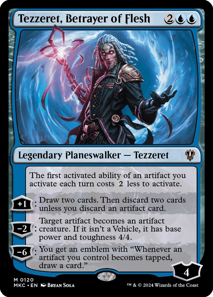 Tezzeret, Betrayer of Flesh [Murders at Karlov Manor Commander] | Exor Games Summserside