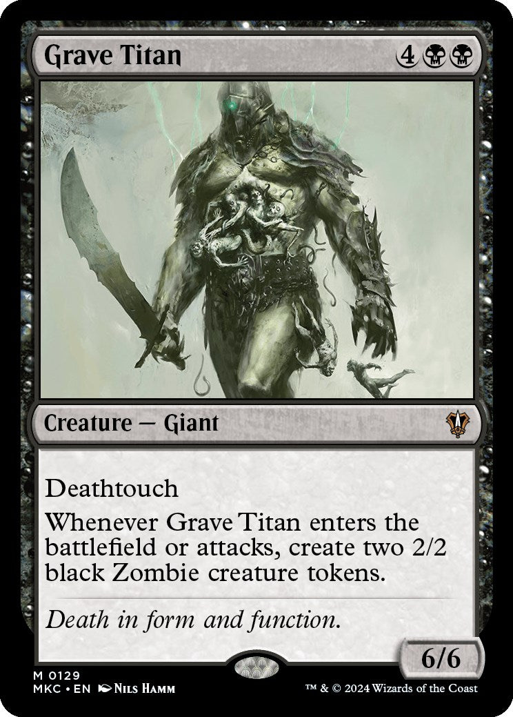 Grave Titan [Murders at Karlov Manor Commander] | Exor Games Summserside