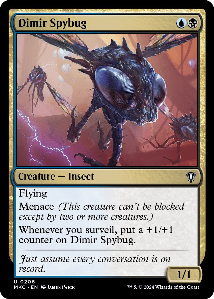 Dimir Spybug [Murders at Karlov Manor Commander] | Exor Games Summserside