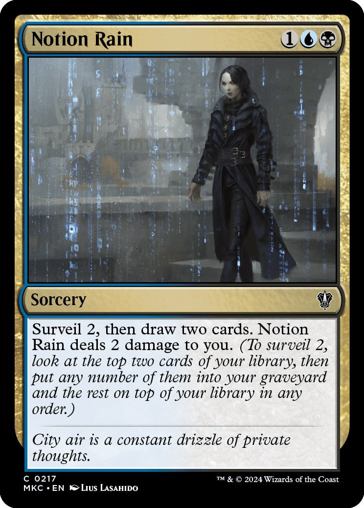 Notion Rain [Murders at Karlov Manor Commander] | Exor Games Summserside