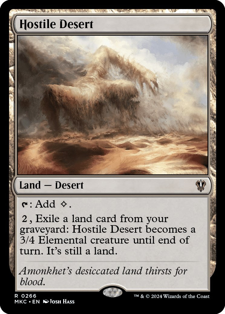 Hostile Desert [Murders at Karlov Manor Commander] | Exor Games Summserside