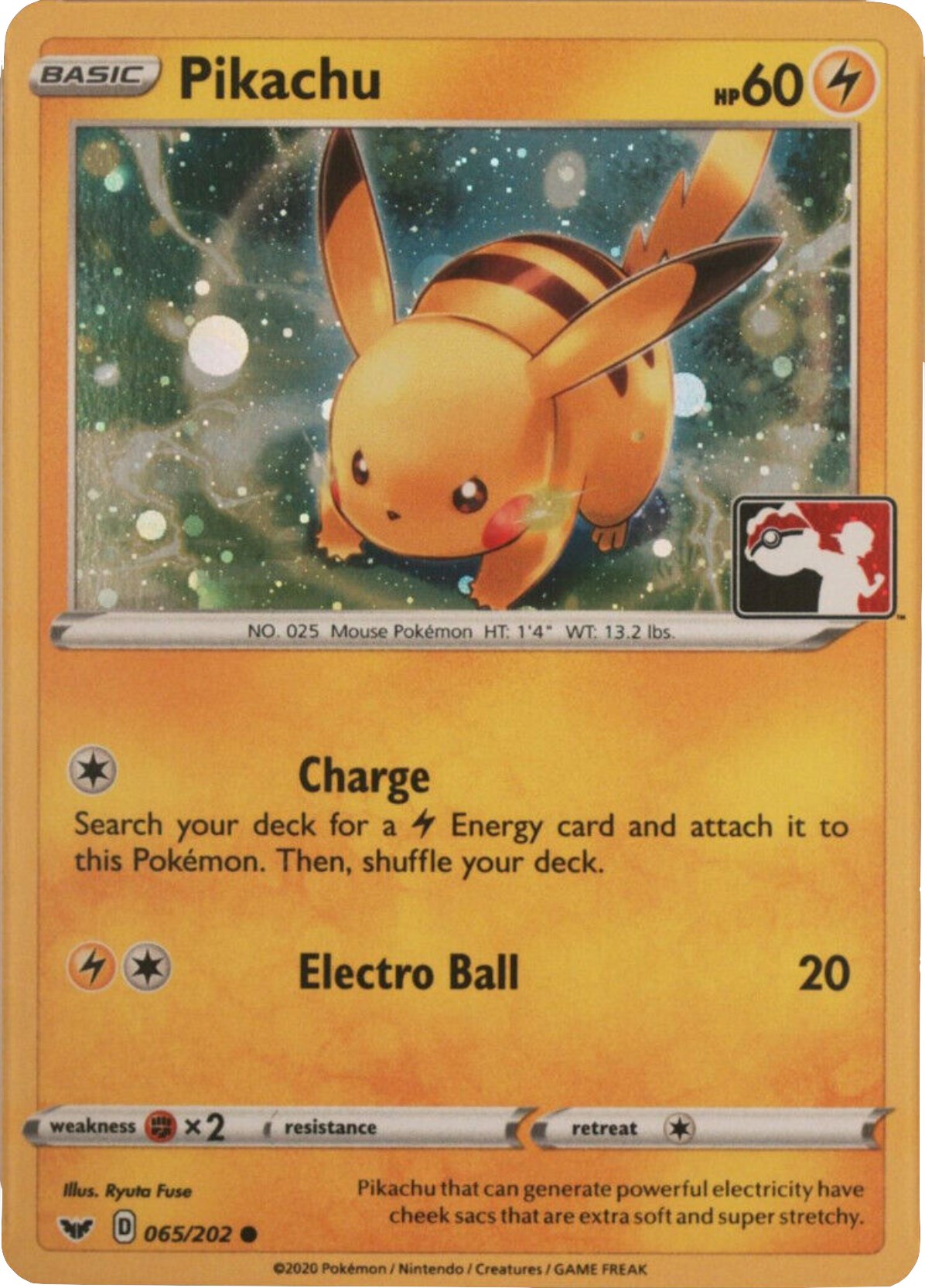 Pikachu (065/202) (Cosmos Holo) [League & Championship Cards] | Exor Games Summserside