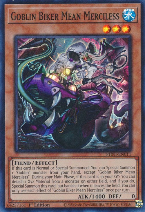 Goblin Biker Mean Merciless [PHNI-EN011] Super Rare | Exor Games Summserside