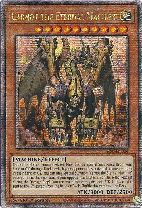 Carnot the Eternal Machine [PHNI-EN024] Quarter Century Secret Rare | Exor Games Summserside