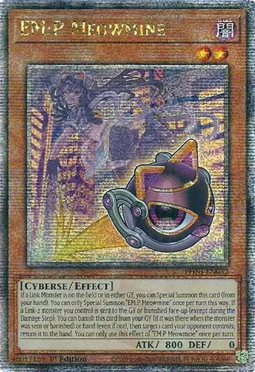 EM:P Meowmine [PHNI-EN032] Quarter Century Secret Rare | Exor Games Summserside