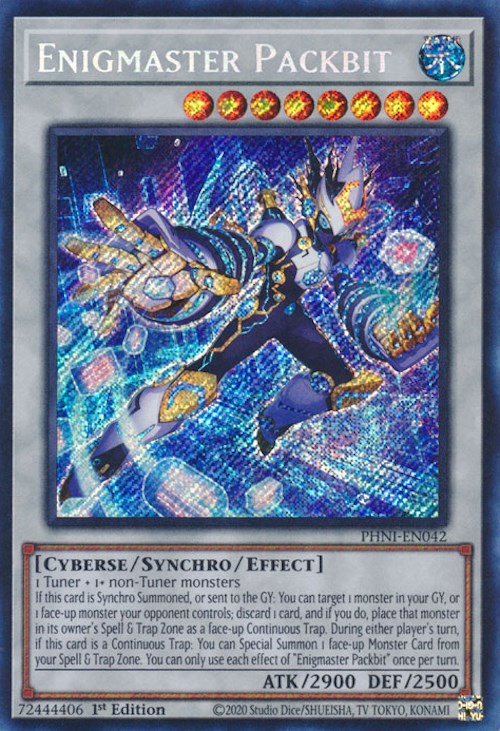 Enigmaster Packbit [PHNI-EN042] Secret Rare | Exor Games Summserside