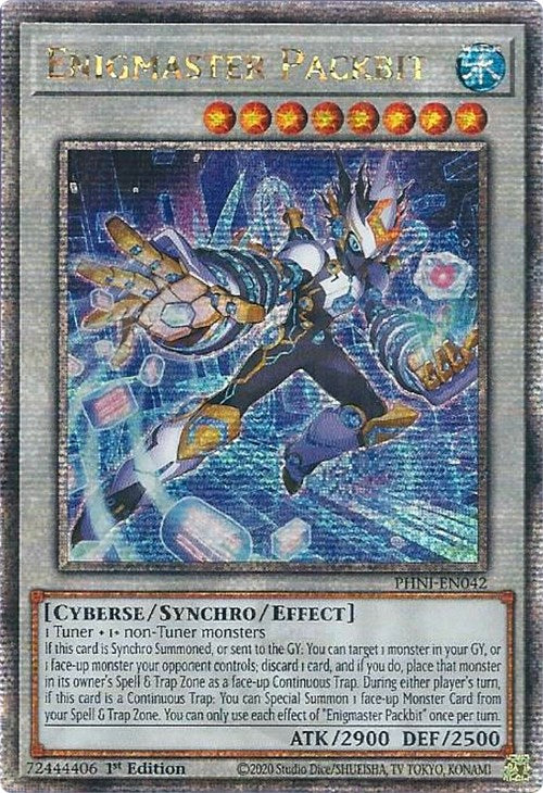 Enigmaster Packbit [PHNI-EN042] Quarter Century Secret Rare | Exor Games Summserside