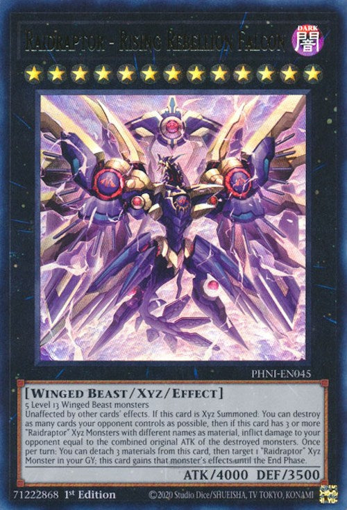 Raidraptor - Rising Rebellion Falcon [PHNI-EN045] Ultra Rare | Exor Games Summserside