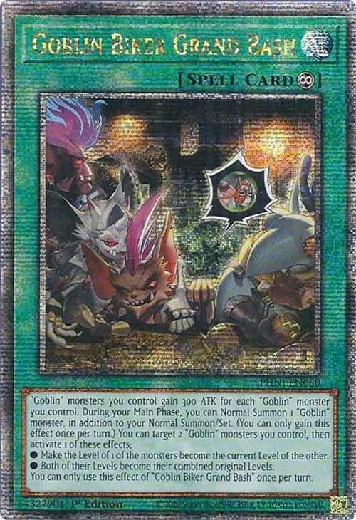 Goblin Biker Grand Bash [PHNI-EN060] Quarter Century Secret Rare | Exor Games Summserside