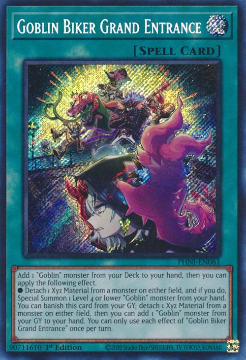 Goblin Biker Grand Entrance [PHNI-EN061] Secret Rare | Exor Games Summserside
