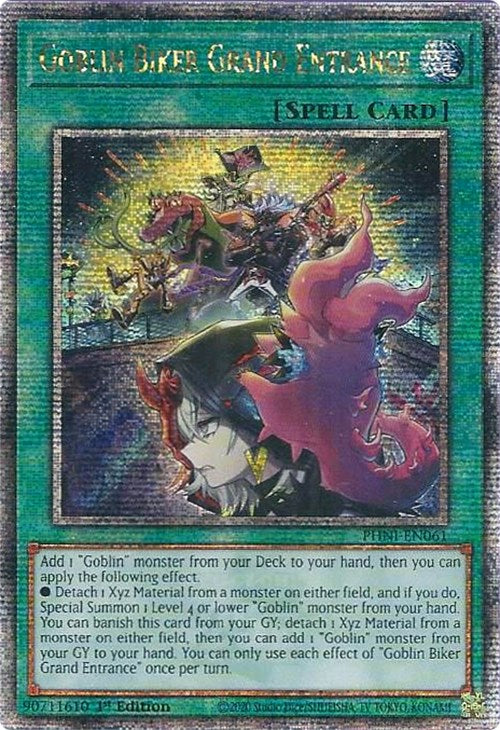 Goblin Biker Grand Entrance [PHNI-EN061] Quarter Century Secret Rare | Exor Games Summserside