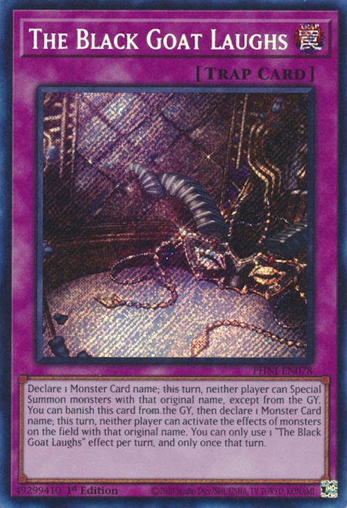 The Black Goat Laughs [PHNI-EN078] Secret Rare | Exor Games Summserside