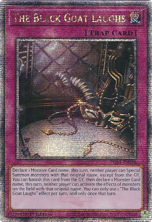 The Black Goat Laughs [PHNI-EN078] Quarter Century Secret Rare | Exor Games Summserside