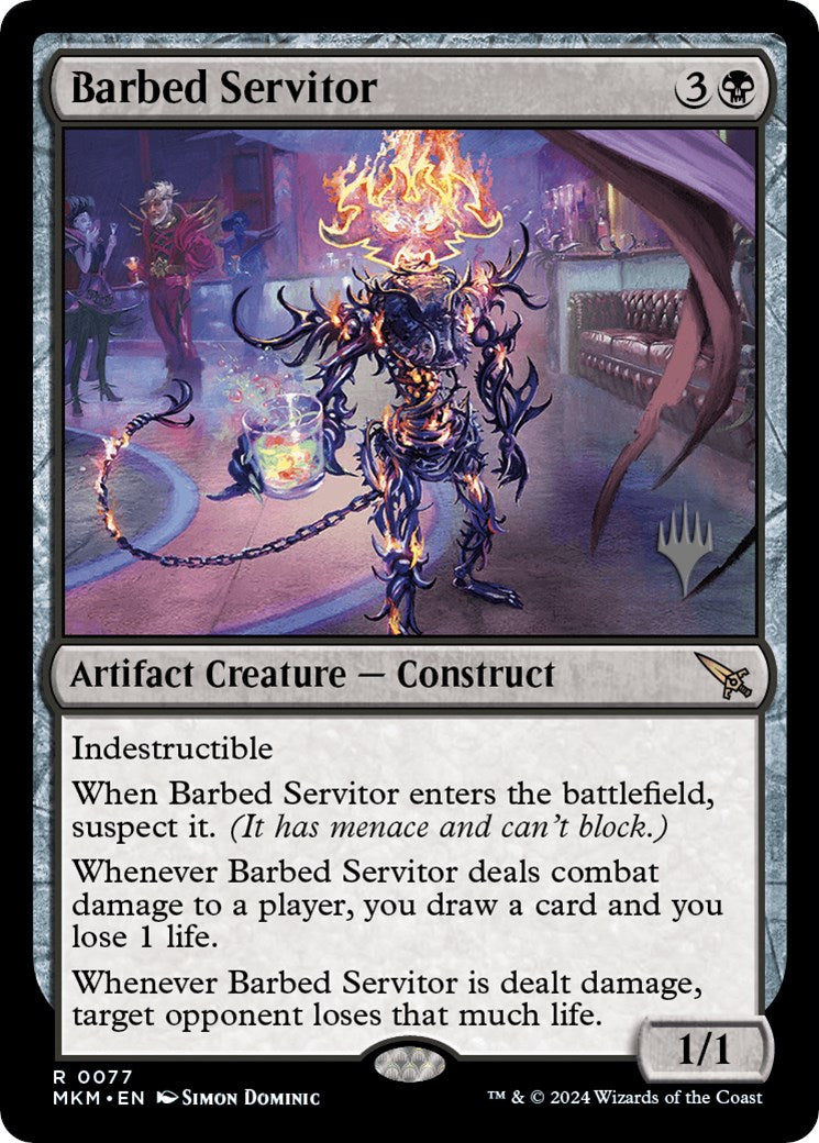 Barbed Servitor (Promo Pack) [Murders at Karlov Manor Promos] | Exor Games Summserside