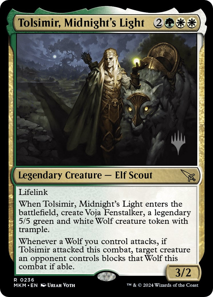 Tolsimir, Midnight's Light (Promo Pack) [Murders at Karlov Manor Promos] | Exor Games Summserside