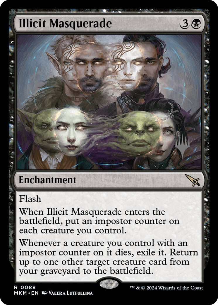 Illicit Masquerade (Promo Pack) [Murders at Karlov Manor Promos] | Exor Games Summserside