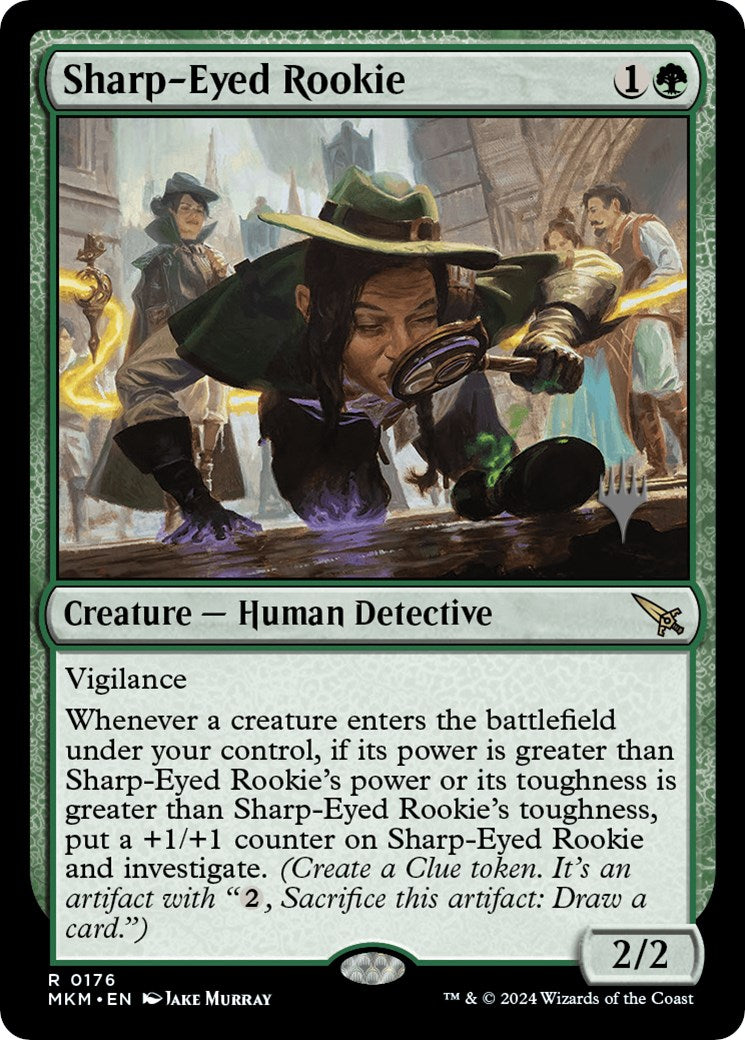 Sharp-Eyed Rookie (Promo Pack) [Murders at Karlov Manor Promos] | Exor Games Summserside