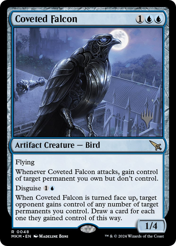 Coveted Falcon (Promo Pack) [Murders at Karlov Manor Promos] | Exor Games Summserside