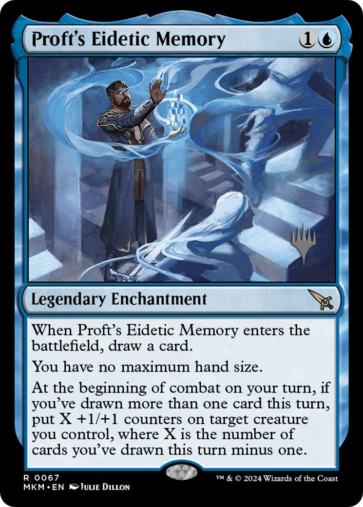 Proft's Eidetic Memory (Promo Pack) [Murders at Karlov Manor Promos] | Exor Games Summserside