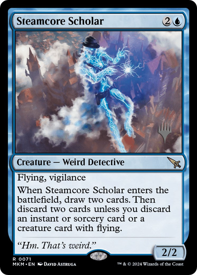 Steamcore Scholar (Promo Pack) [Murders at Karlov Manor Promos] | Exor Games Summserside