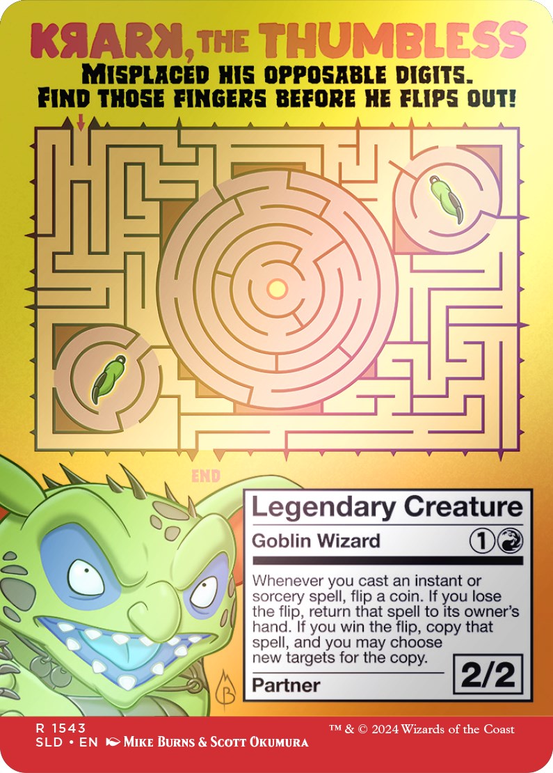 Krark, the Thumbless (Rainbow Foil) [Secret Lair Drop Series] | Exor Games Summserside