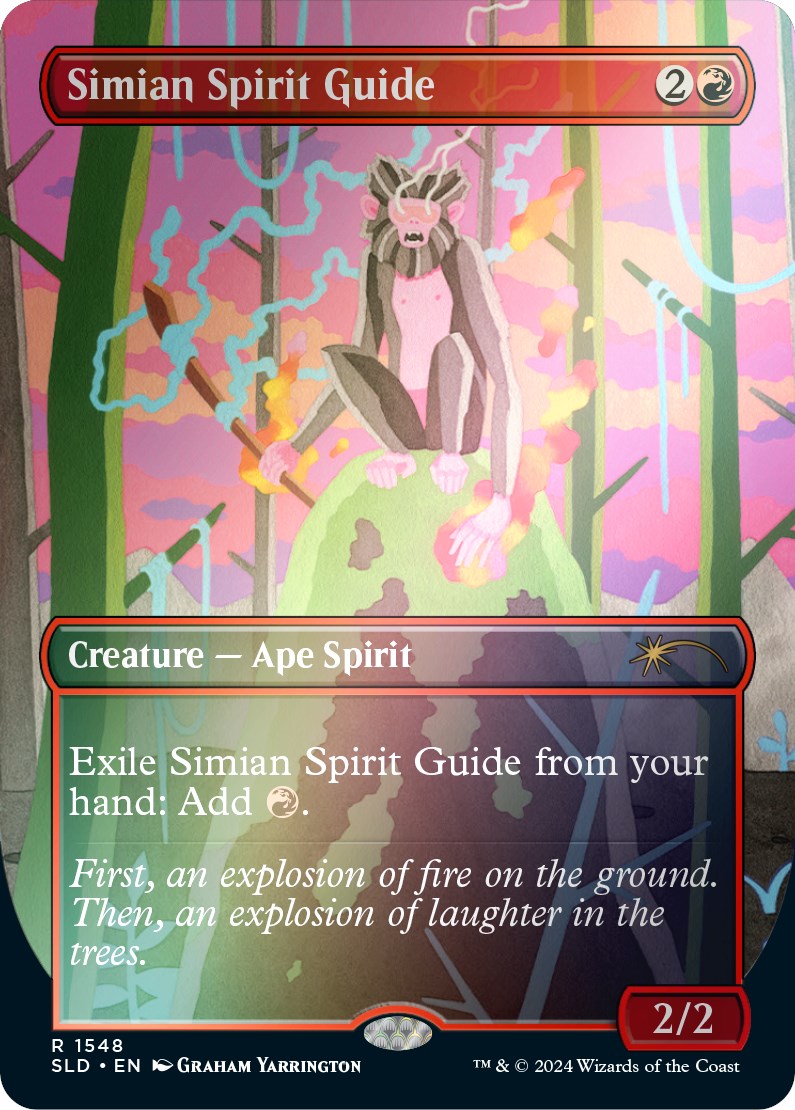 Simian Spirit Guide (Rainbow Foil) [Secret Lair Drop Series] | Exor Games Summserside