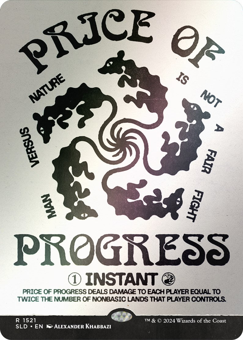 Price of Progress (Rainbow Foil) [Secret Lair Drop Series] | Exor Games Summserside