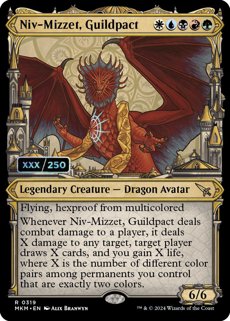 Niv-Mizzet, Guildpact (Serialized) [Murders at Karlov Manor] | Exor Games Summserside