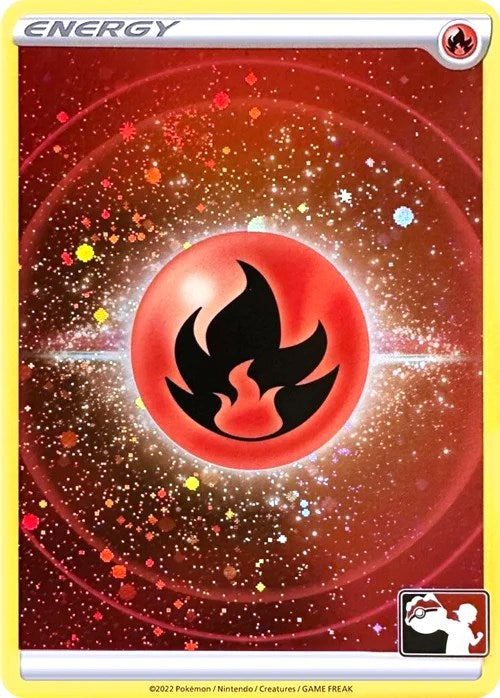 Fire Energy (Cosmos Holo) [Prize Pack Series Three] | Exor Games Summserside