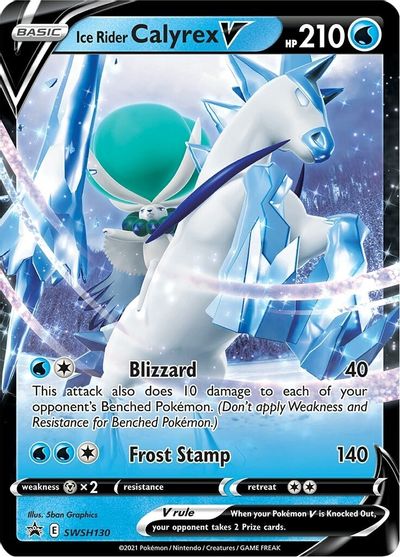 Ice Rider Calyrex V (SWSH130) [Sword & Shield: Black Star Promos] | Exor Games Summserside