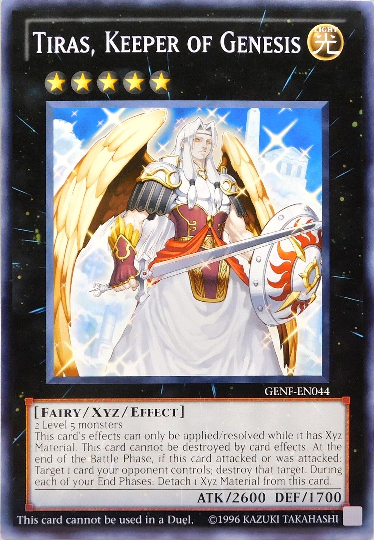 Tiras, Keeper of Genesis (Oversized) [GENF-EN044] Promo | Exor Games Summserside