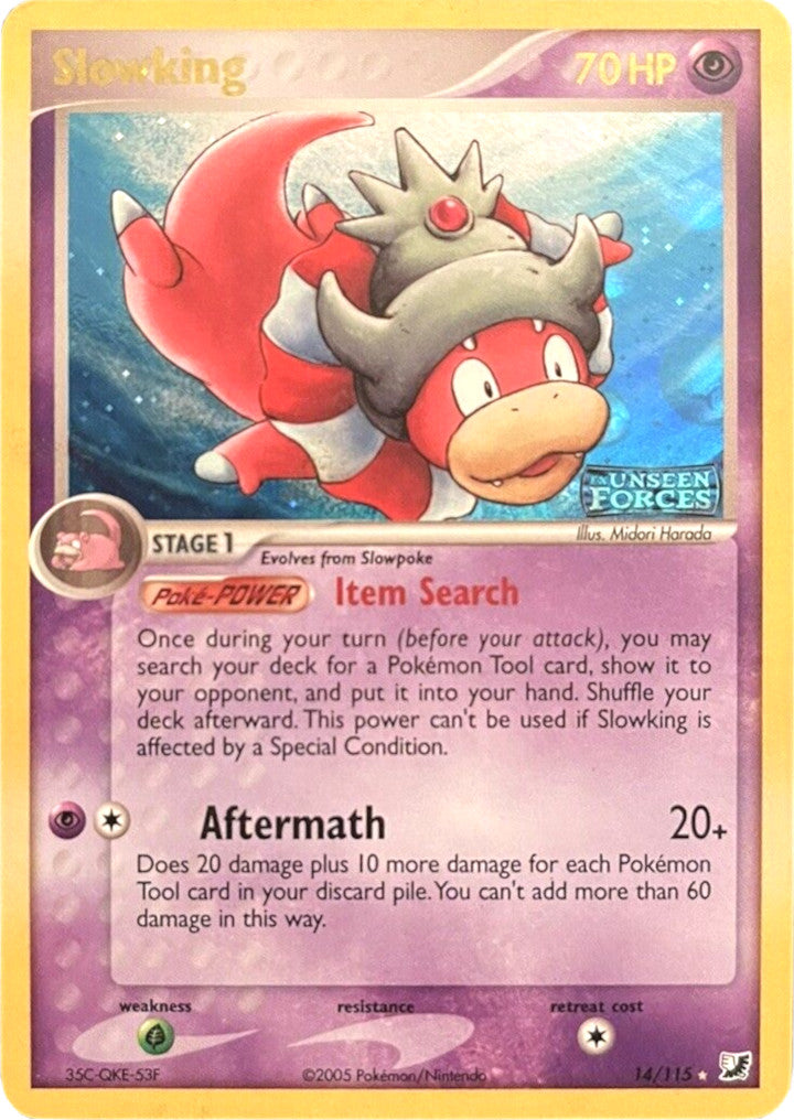 Slowking (14/115) (Stamped) [EX: Unseen Forces] | Exor Games Summserside
