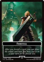 Foretell // Treasure Double-Sided Token [FINAL FANTASY Commander Tokens] | Exor Games Summserside