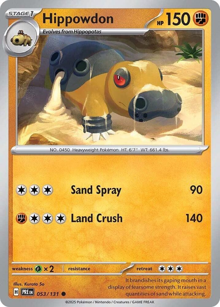 Hippowdon (053/131) [Scarlet & Violet: Prismatic Evolutions] | Exor Games Summserside