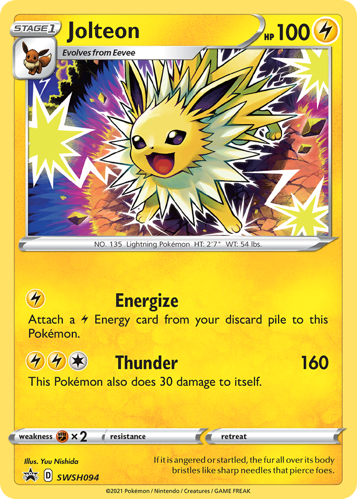 Jolteon (SWSH094) [Sword & Shield: Black Star Promos] | Exor Games Summserside