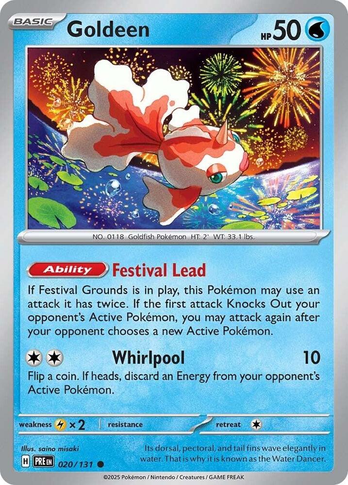 Goldeen (020/131) [Scarlet & Violet: Prismatic Evolutions] | Exor Games Summserside