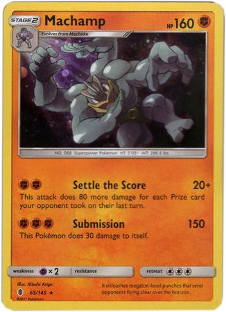 Machamp (65/145) (Cosmos Holo) [Sun & Moon: Guardians Rising] | Exor Games Summserside