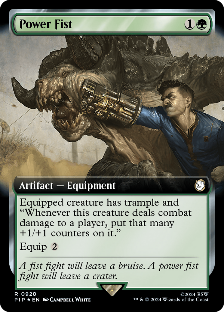 Power Fist (Extended Art) (Surge Foil) [Fallout] | Exor Games Summserside