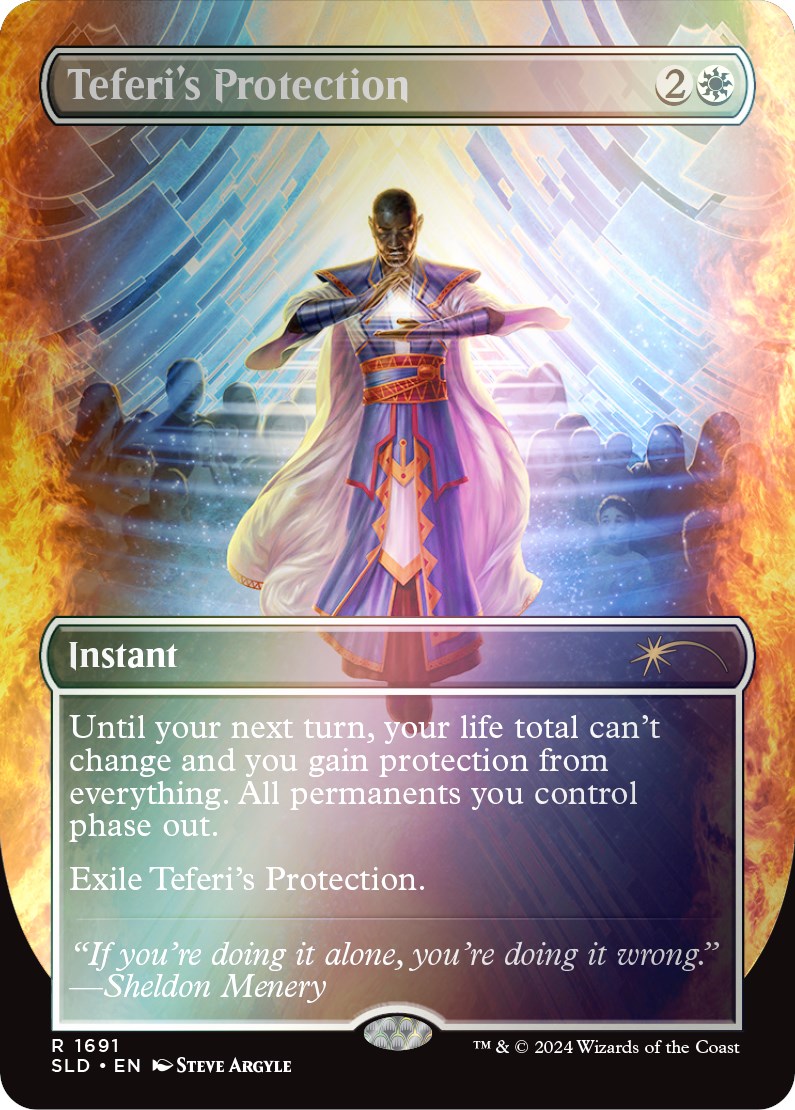 Teferi's Protection (1691) (Rainbow Foil) [Secret Lair Drop Series] | Exor Games Summserside