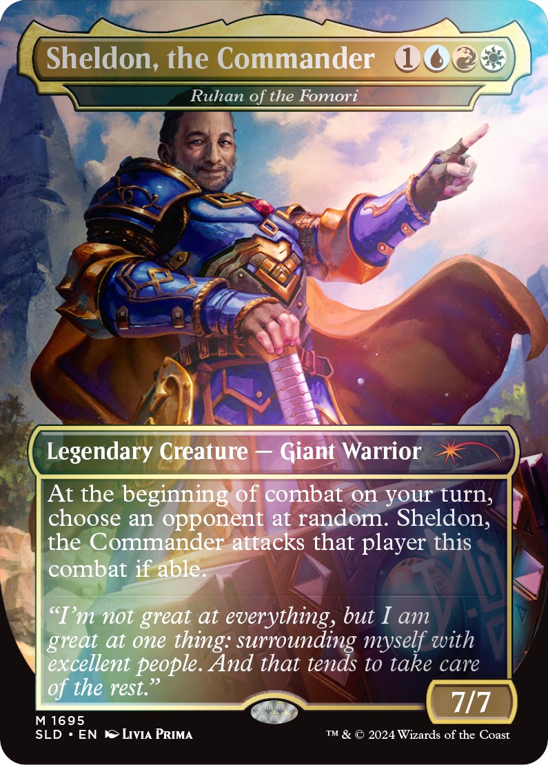 Sheldon, the Commander - Ruhan of the Fomori (Rainbow Foil) [Secret Lair Drop Series] | Exor Games Summserside