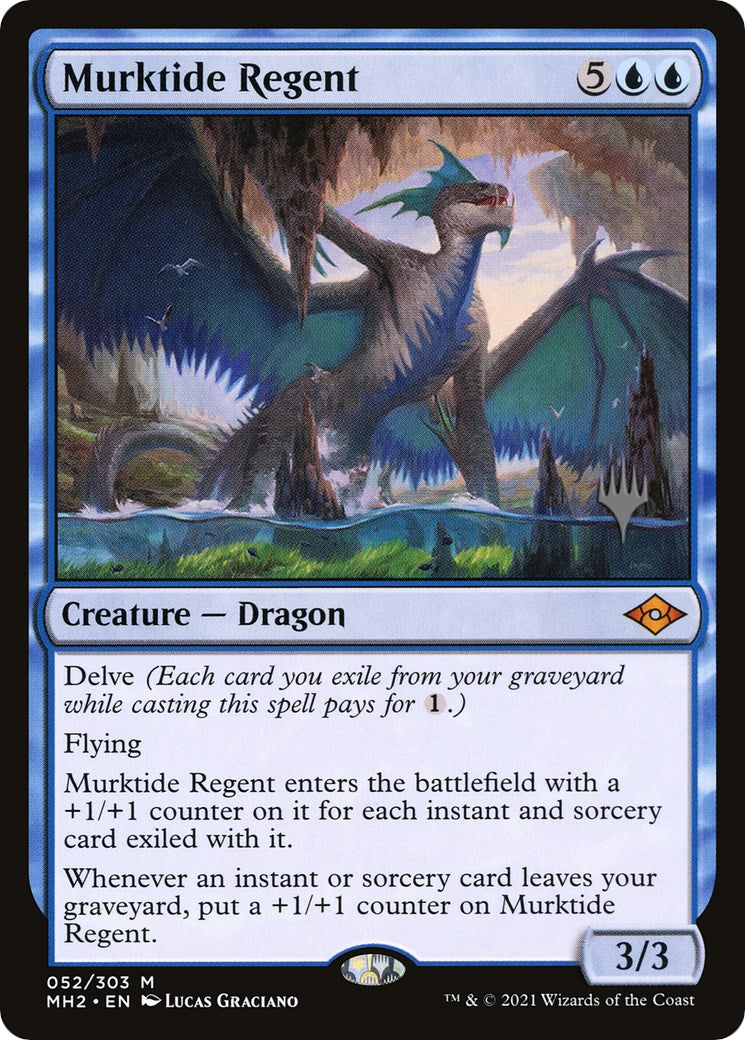Murktide Regent (Promo Pack) [Murders at Karlov Manor Promos] | Exor Games Summserside