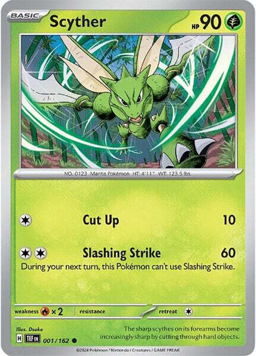 Scyther (001/162) [Scarlet & Violet: Temporal Forces] | Exor Games Summserside