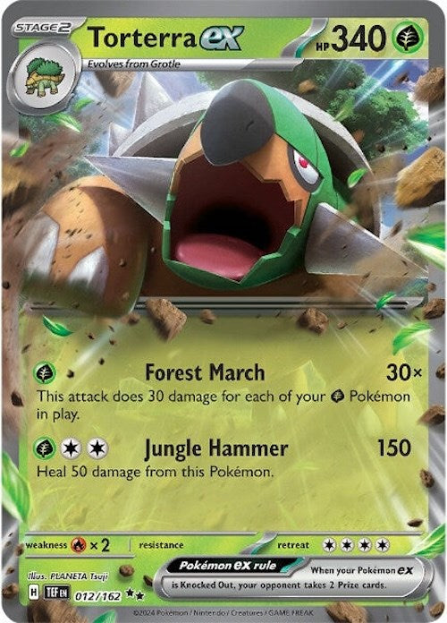 Torterra ex (012/162) [Scarlet & Violet: Temporal Forces] | Exor Games Summserside