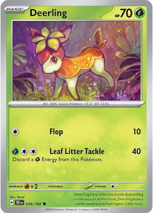 Deerling (016/162) [Scarlet & Violet: Temporal Forces] | Exor Games Summserside