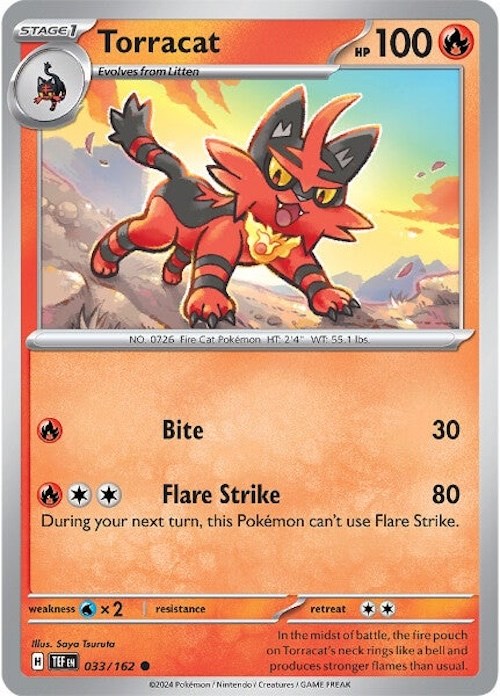 Torracat (033/162) [Scarlet & Violet: Temporal Forces] | Exor Games Summserside