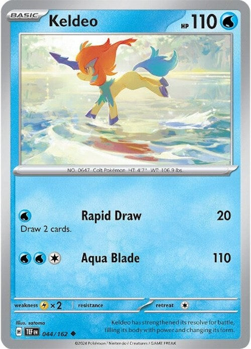 Keldeo (044/162) [Scarlet & Violet: Temporal Forces] | Exor Games Summserside