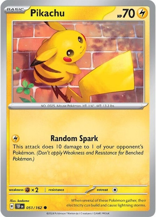 Pikachu (051/162) [Scarlet & Violet: Temporal Forces] | Exor Games Summserside