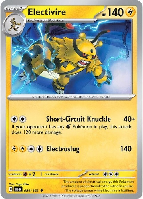 Electivire (054/162) [Scarlet & Violet: Temporal Forces] | Exor Games Summserside